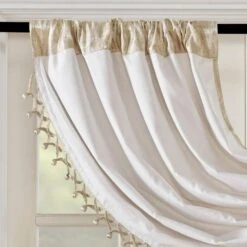 Hampton Park Cassius 38" X 46" Valance In Gold -Home Decoration Series 64734817 5