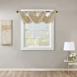 Hampton Park Cassius 38" X 46" Valance In Gold -Home Decoration Series 64734817 6