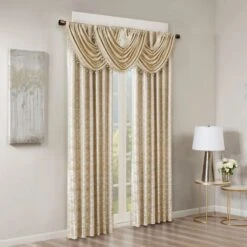 Hampton Park Cassius 38" X 46" Valance In Gold -Home Decoration Series 64734817 9