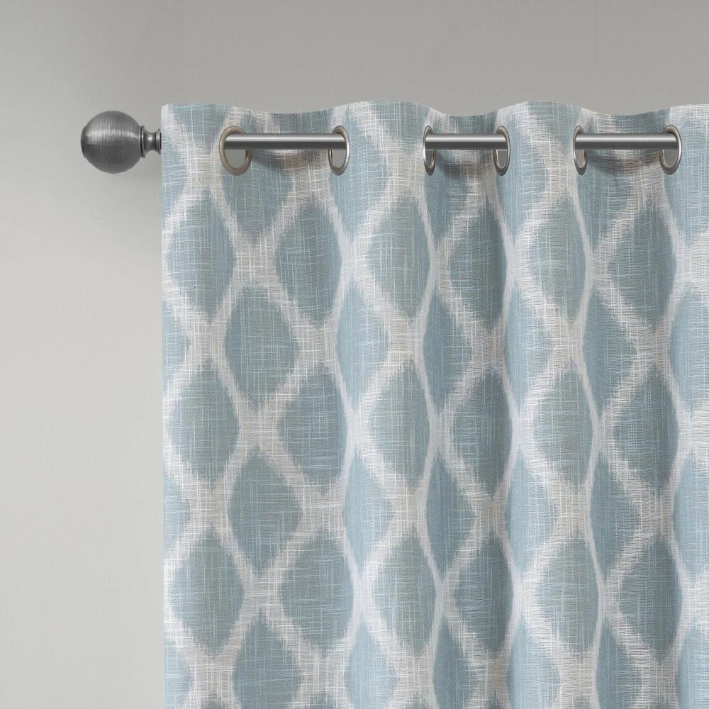 Hampton Park Blakesly 95" X 50" Blackout Curtain Panel In Aqua 5 Hampton Park Blakesly 95" X 50" Blackout Curtain Panel In Aqua - Image 3