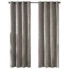 Hampton Park Mirage 84" X 50" Blackout Damask Curtain Panel In Charcoal -Home Decoration Series 64735574 1
