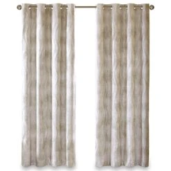 Hampton Park Victorio 108" X 50" Blackout Curtain Panel In Ivory