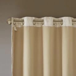 Hampton Park Victorio 108" X 50" Blackout Curtain Panel In Ivory -Home Decoration Series 64735640 4