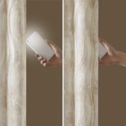 Hampton Park Victorio 108" X 50" Blackout Curtain Panel In Ivory -Home Decoration Series 64735640 9