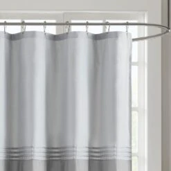 Hampton Park Ramsey Shower Curtain In Grey -Home Decoration Series 64735772 3