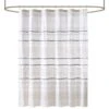 Hampton Park Nea 72" X 72" Shower Curtain In Off White And Gray -Home Decoration Series 64735897 1