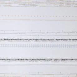 Hampton Park Nea 72" X 72" Shower Curtain In Off White And Gray -Home Decoration Series 64735897 5