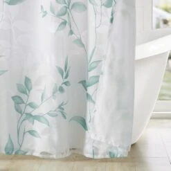 Hampton Park Cecily Shower Curtain In Seafoam -Home Decoration Series 64736408 4