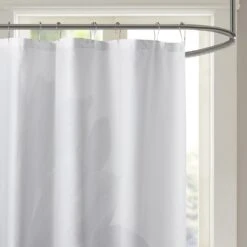 Hampton Park Norah 72" X 72" Shower Curtain In Grey -Home Decoration Series 64736630 3