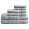 Hampton Park Adrien 6-Piece Bath Towel Set In Silver 2 Hampton Park Adrien 6-Piece Bath Towel Set In Silver -Home Decoration Series 64736796 1