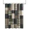 Hampton Park Winter Hills 72" X 72" Shower Curtain In Tan -Home Decoration Series 64737281 1