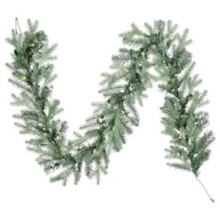 The Gerson Company 6' Spruce Garland With LED Lights
