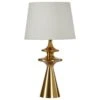 LH Imports Symphony Table Lamp In Antique Brass -Home Decoration Series 64932320 1
