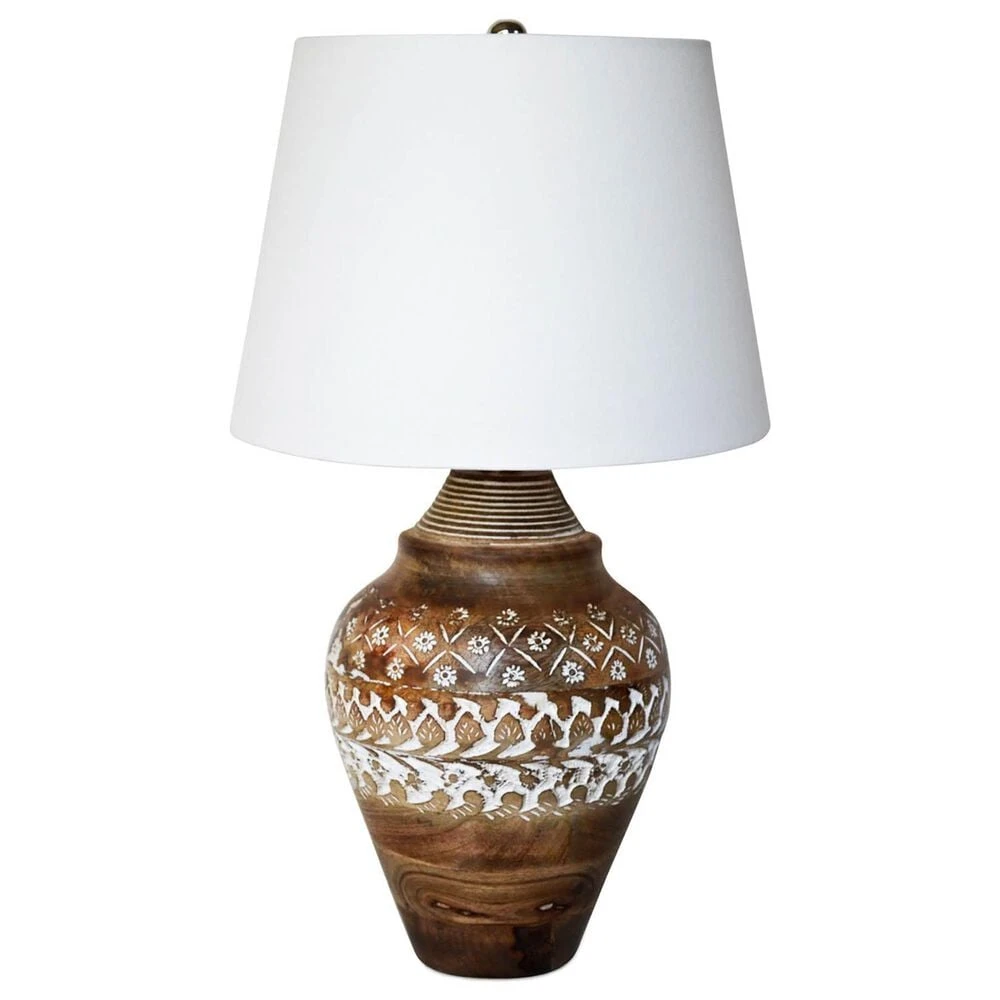 LH Imports Skye Antique Table Lamp In Natural And White Washed 3 LH Imports Skye Antique Table Lamp In Natural And White Washed
