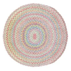 Capel Cutting Garden 0450-240 5'6" Grass Round Area Rug