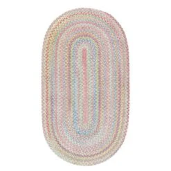 Capel Cutting Garden Rugs 0450-240 3' X 5' Grass Oval Kids Rug