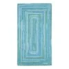 Capel Sailor Boy 0470-400 7'6" Concentric Square Dee Blue Sea Kids Rug -Home Decoration Series 9807108 1